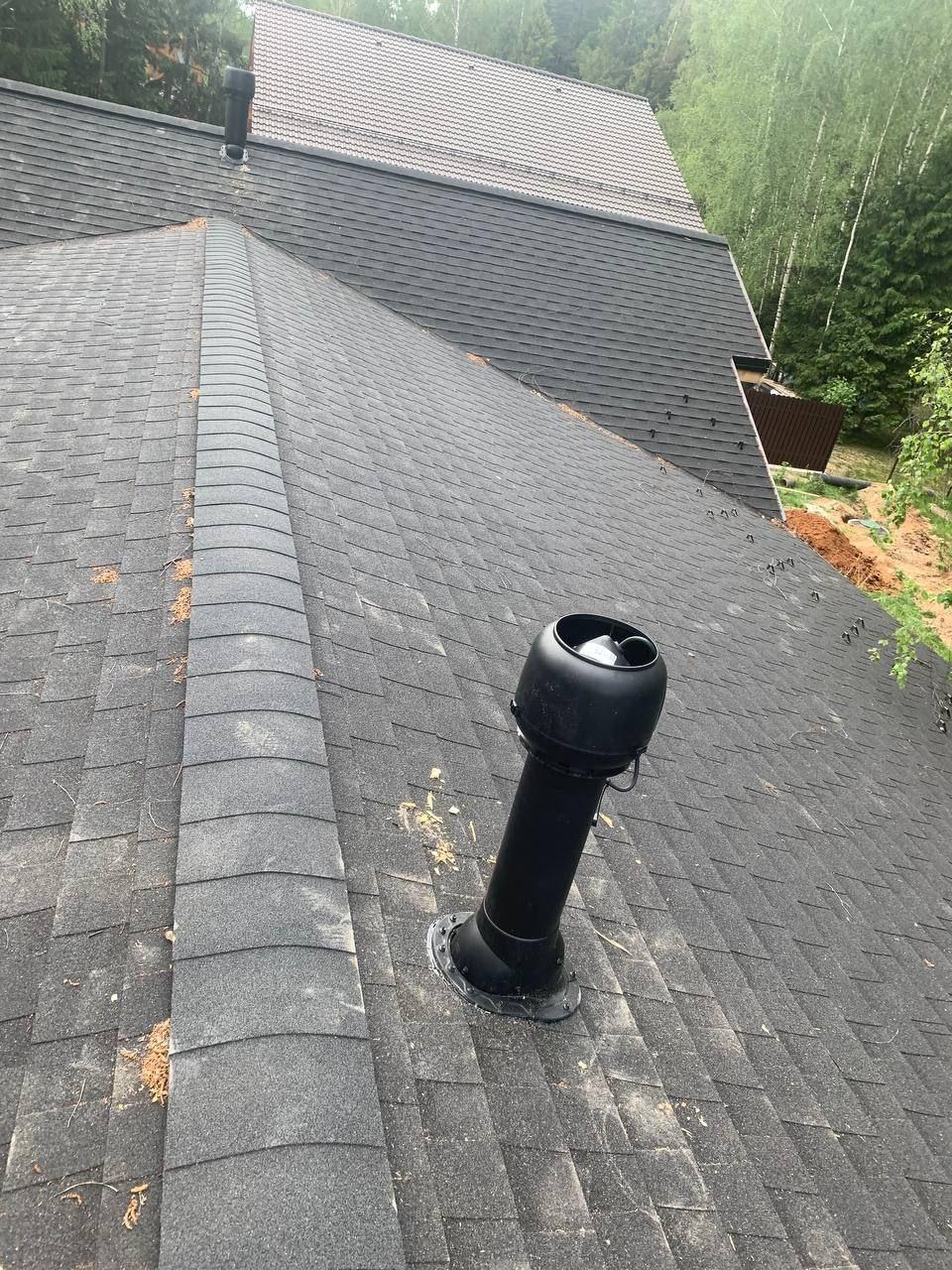 Монтаж вентиляционных проходных элементов и газовой вентиляции.