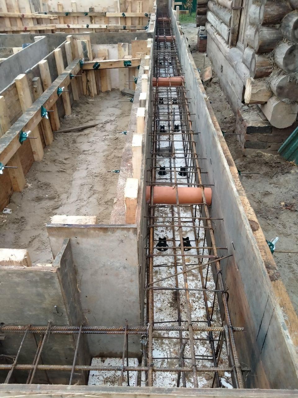 Устройство монолитных железобетонных фундаментов. Устройство монолитных железобетонных фундаментов.