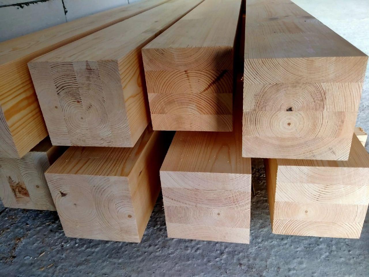 Клеёные столбы и балки.