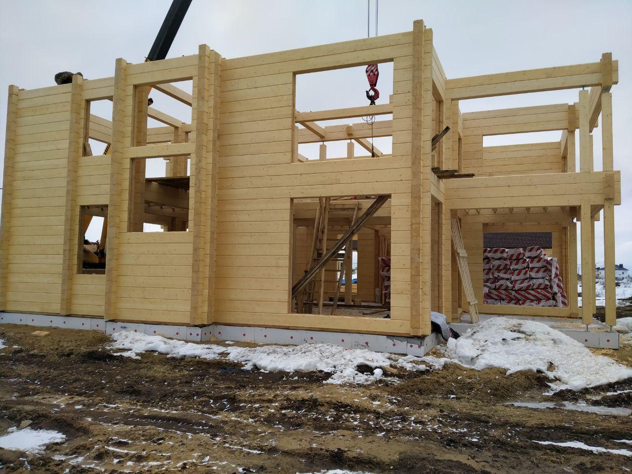 Строительство домов из клеёного бруса