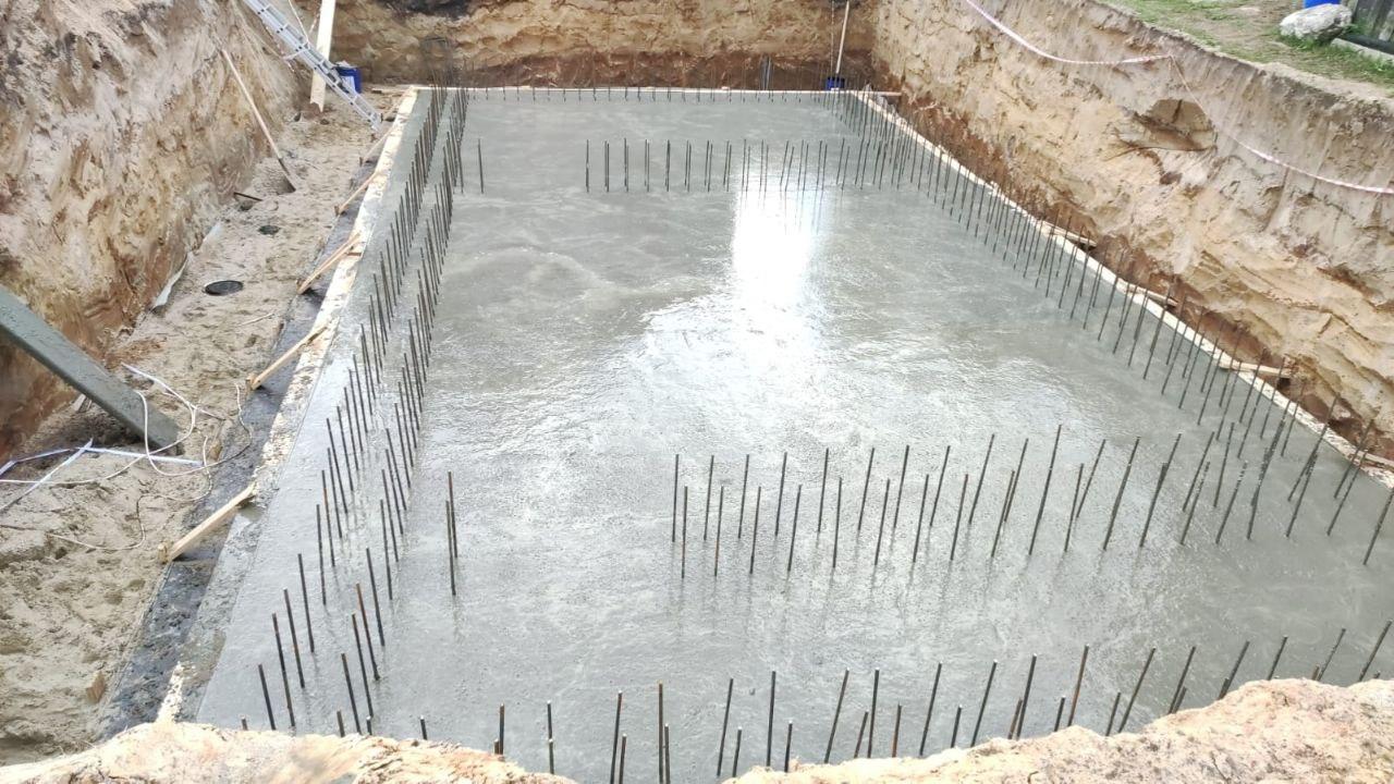 Устройство монолитных железобетонных фундаментов. Устройство монолитных железобетонных фундаментов.