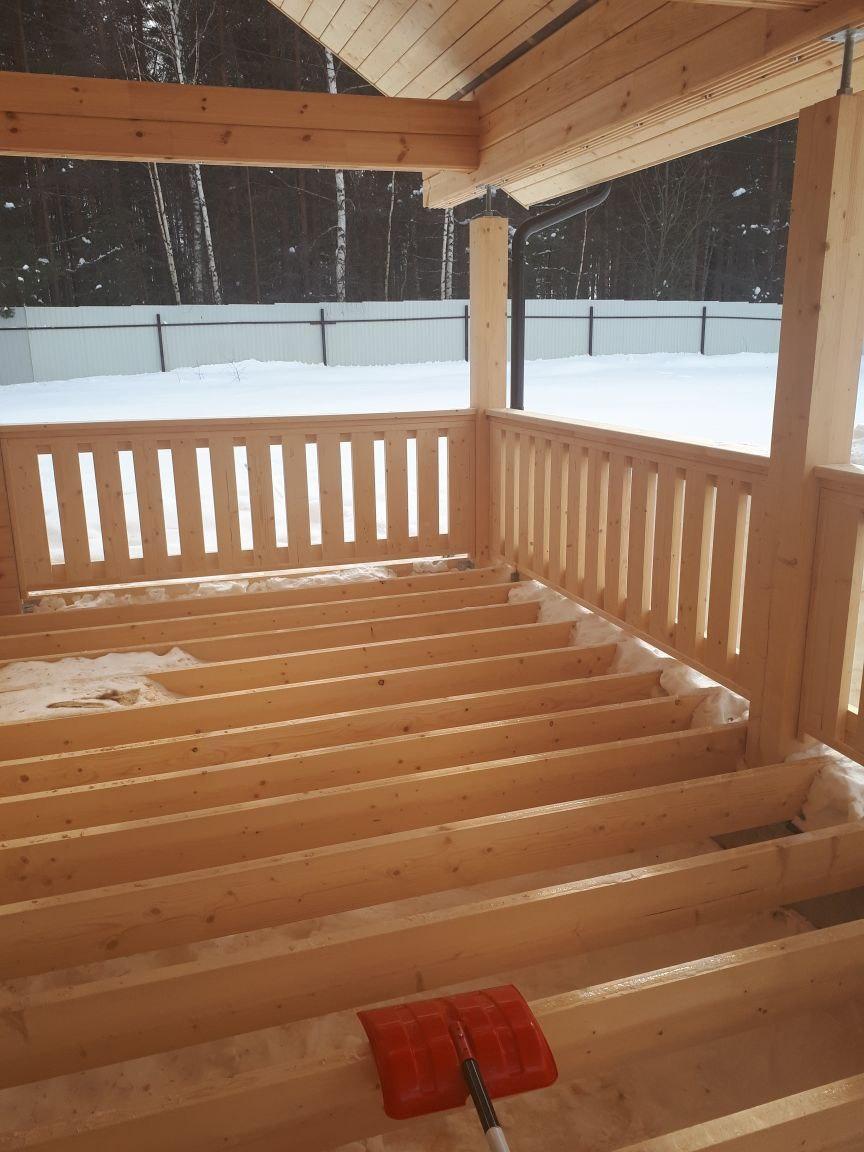 Монтаж деревянных ограждений.