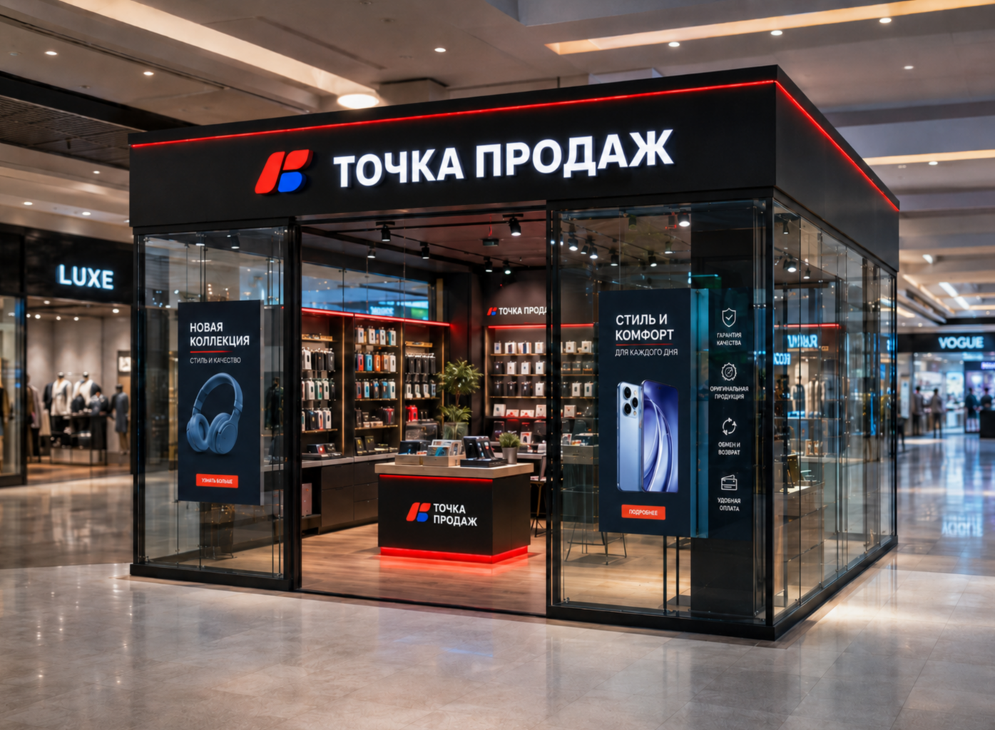 Оформление точек продаж
