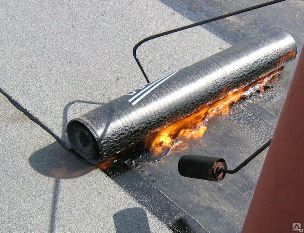 Наплавление мягкой кровли