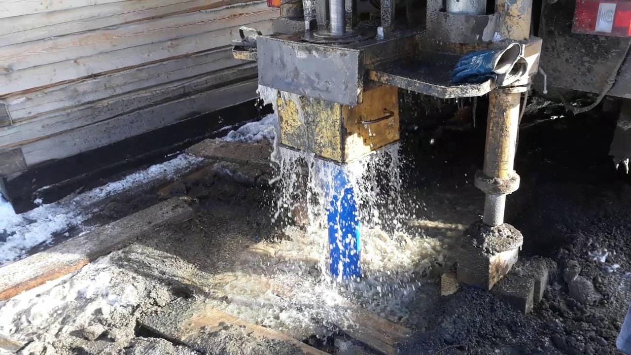 Скважина на извстняк Известняк