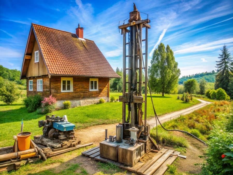 Скважина для дома Дом