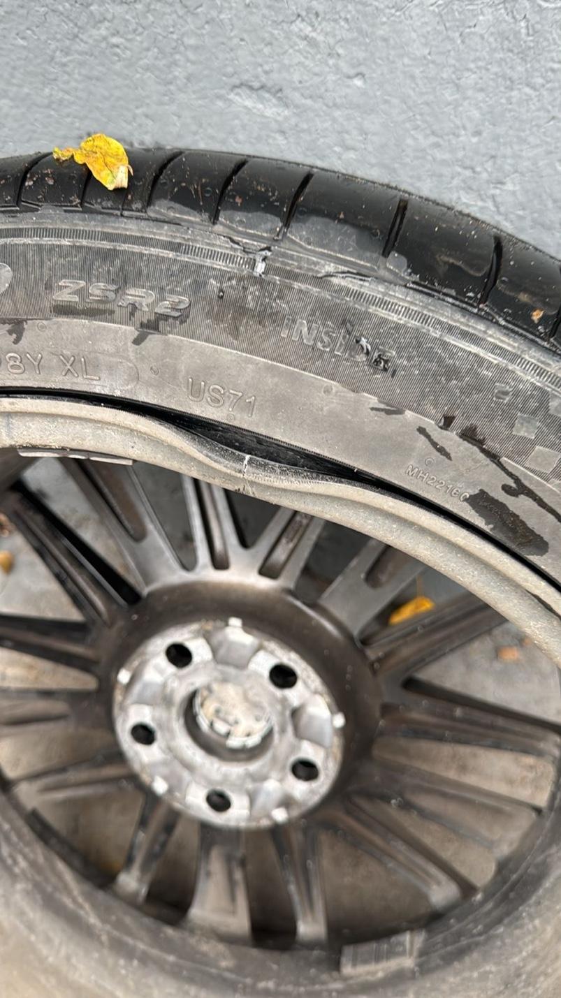 RunFlat Porsche боковой порез — Шиномонтаж Бауманка