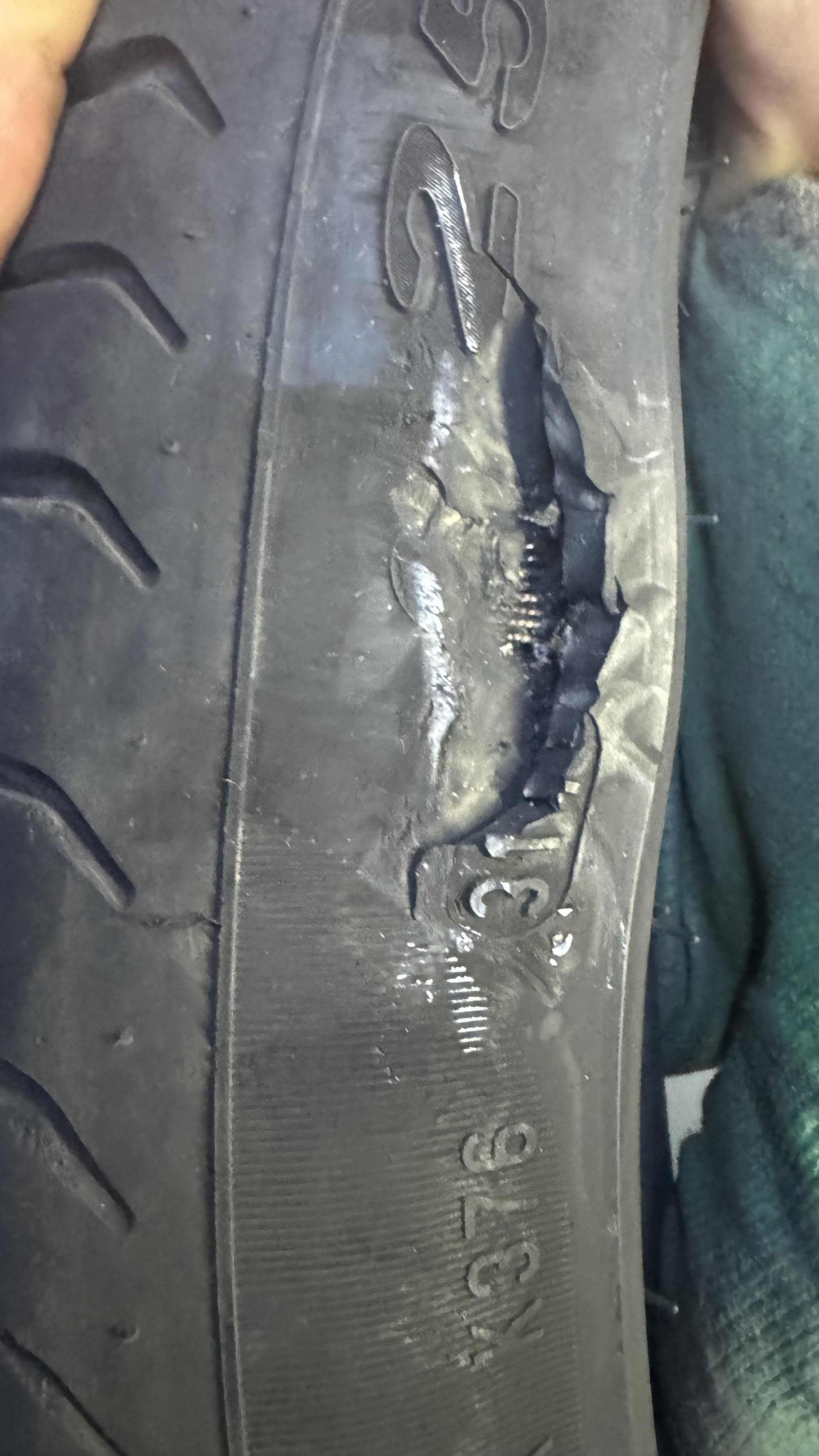 Боковой порез шины — горячая вулканизация Бауманка