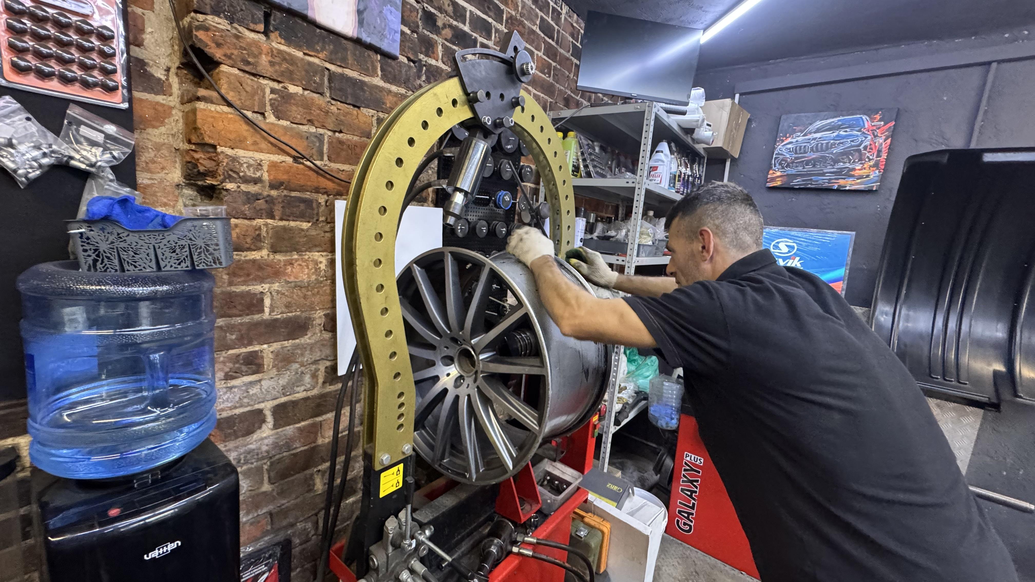 Аргонная сварка диска — Шиномонтаж Бауманка