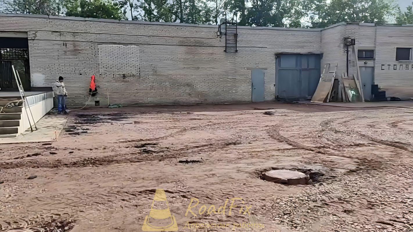 Подготовка основания и уклонов перед укладкой асфальта в СПб