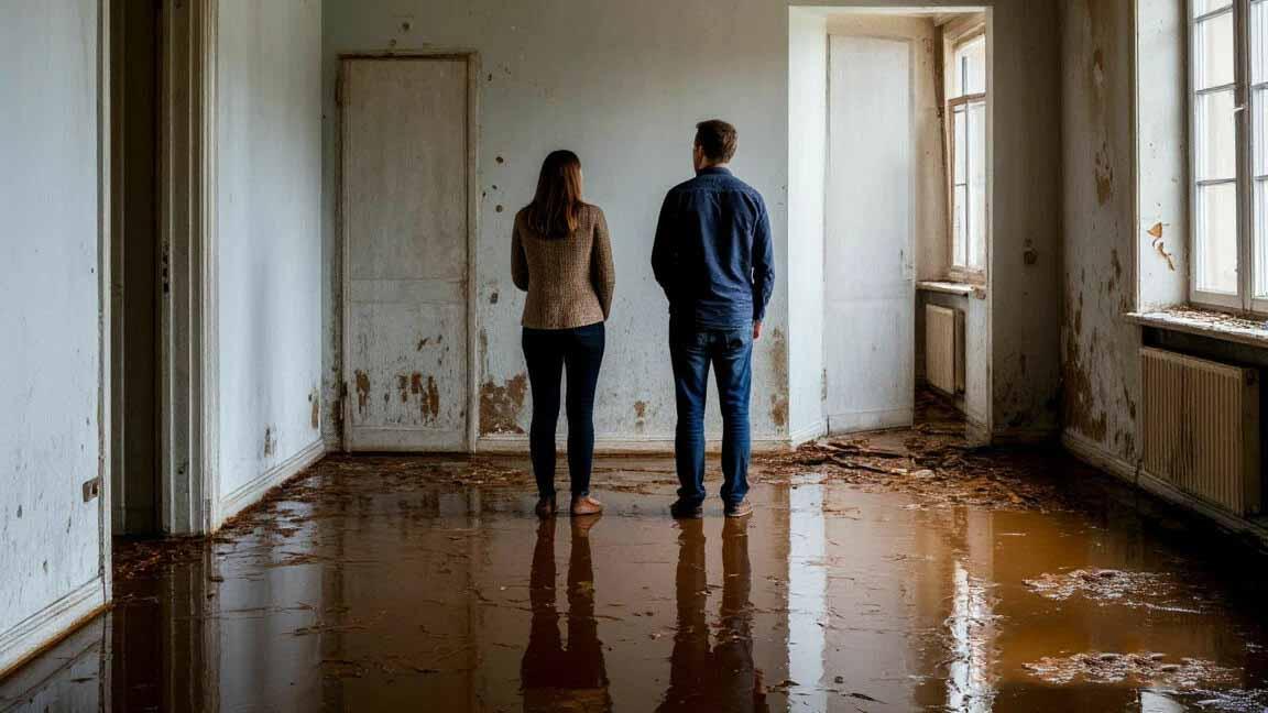 Залив квартиры, помещения