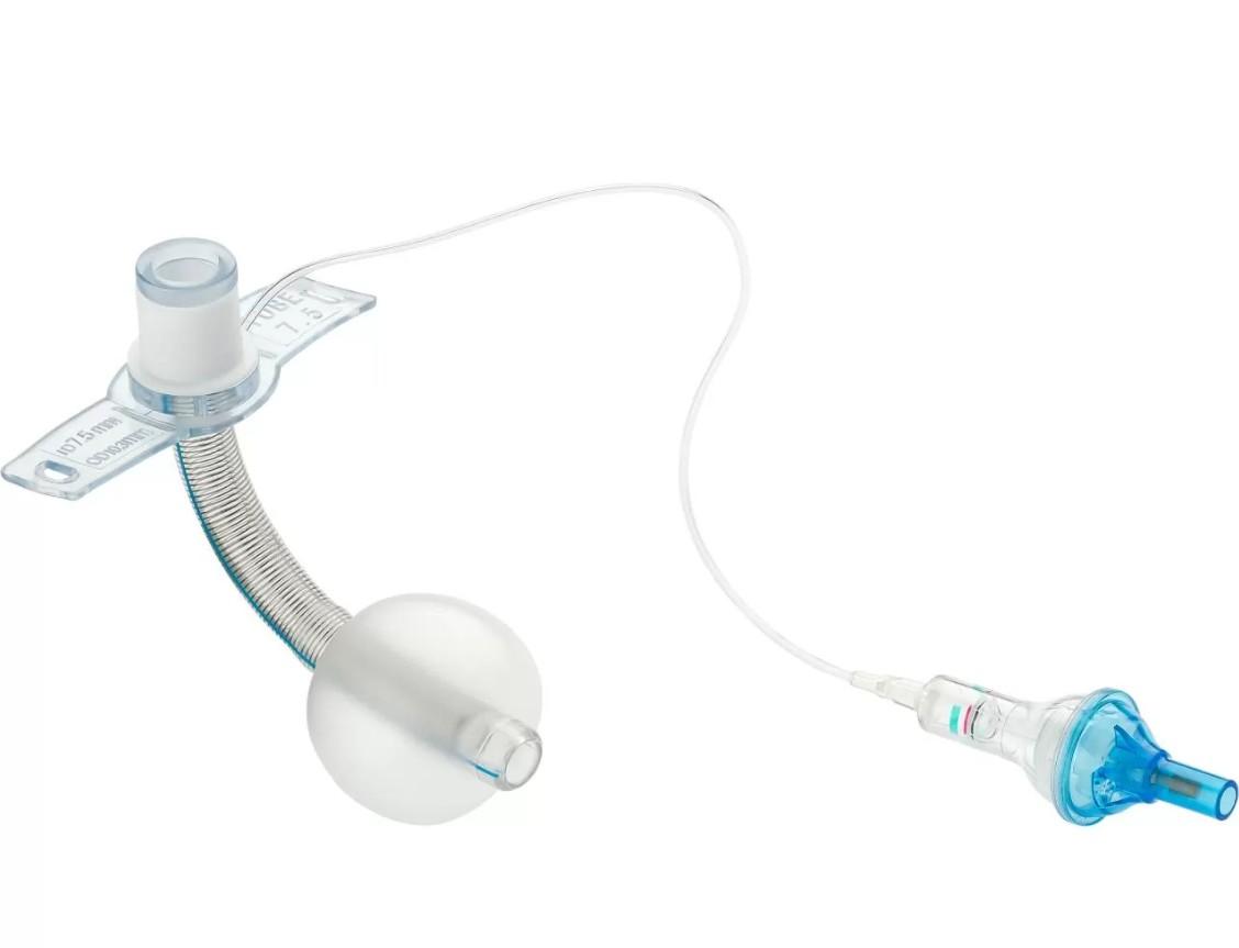 Трахеостомическая трубка Medis армированная с индикатором давления AccuCuff