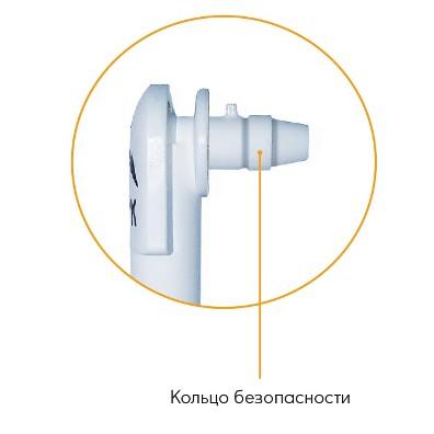 Набор удлинительный MIC-KEY* с прямоугольным разъёмом SECUR-LOK* и 2-портовым Y-образным адаптером 30 см