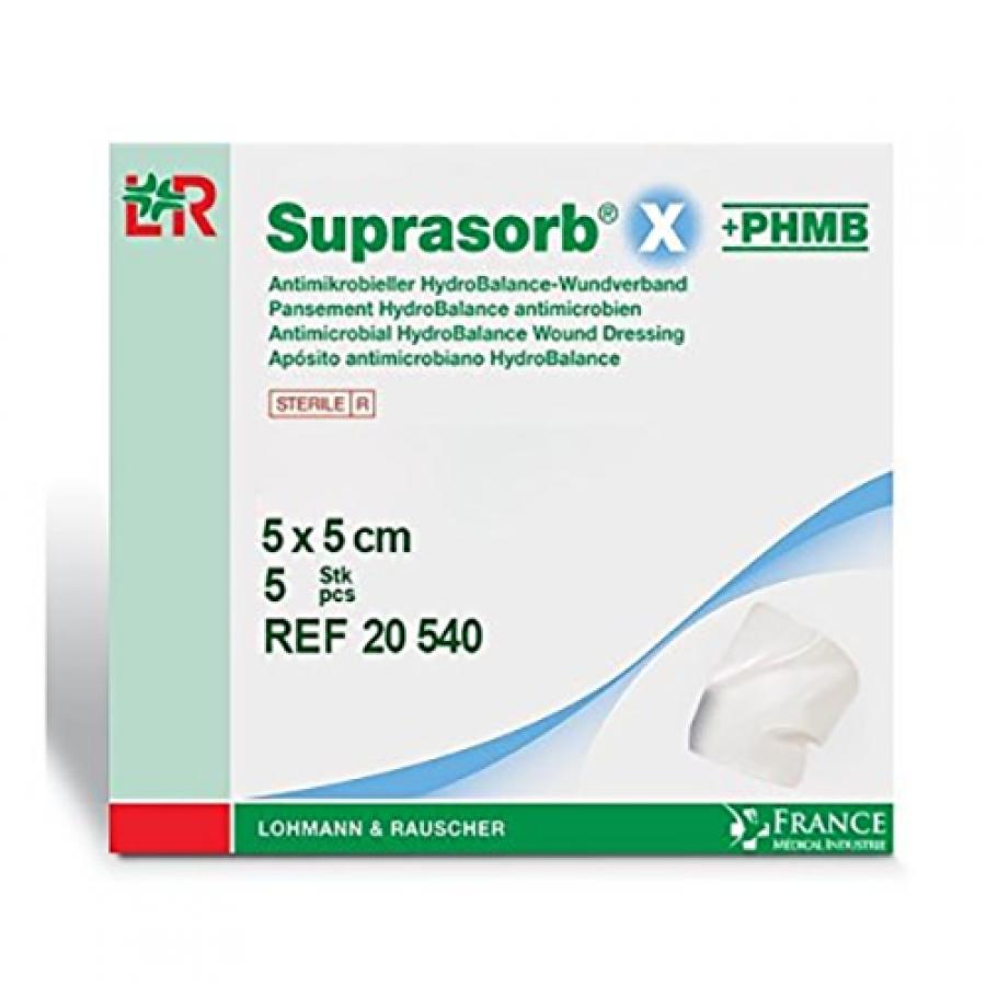 SUPRASORB X+PHMB ГИДРОБАЛАНС С АНТИБАКТЕРИАЛЬНЫМ ЭФФЕКТОМ