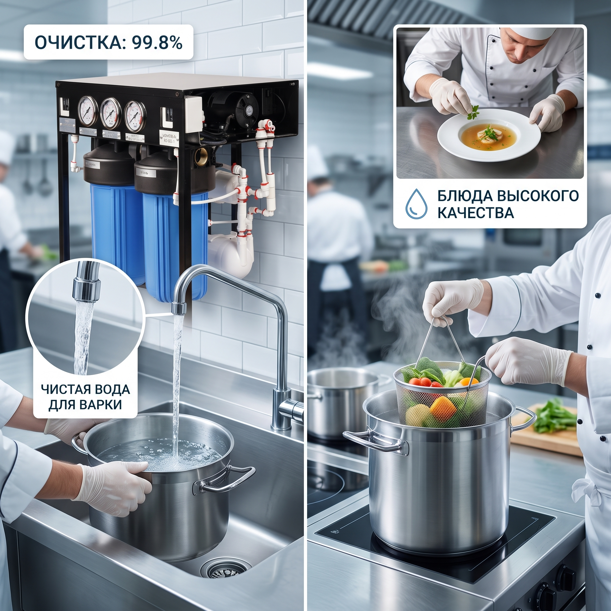 Фильтр обратного осмоса Аквамодуль для кафе, баров и ресторанов