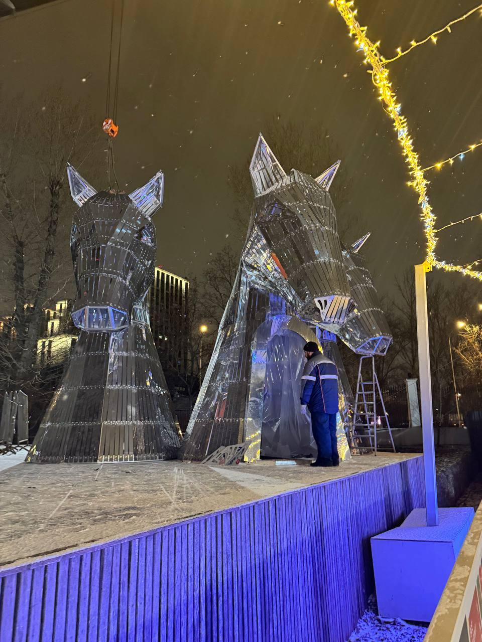 Художественное оформление экспозиции “Оборона Тулы” в парке "ПАТРИОТ" города Тулы