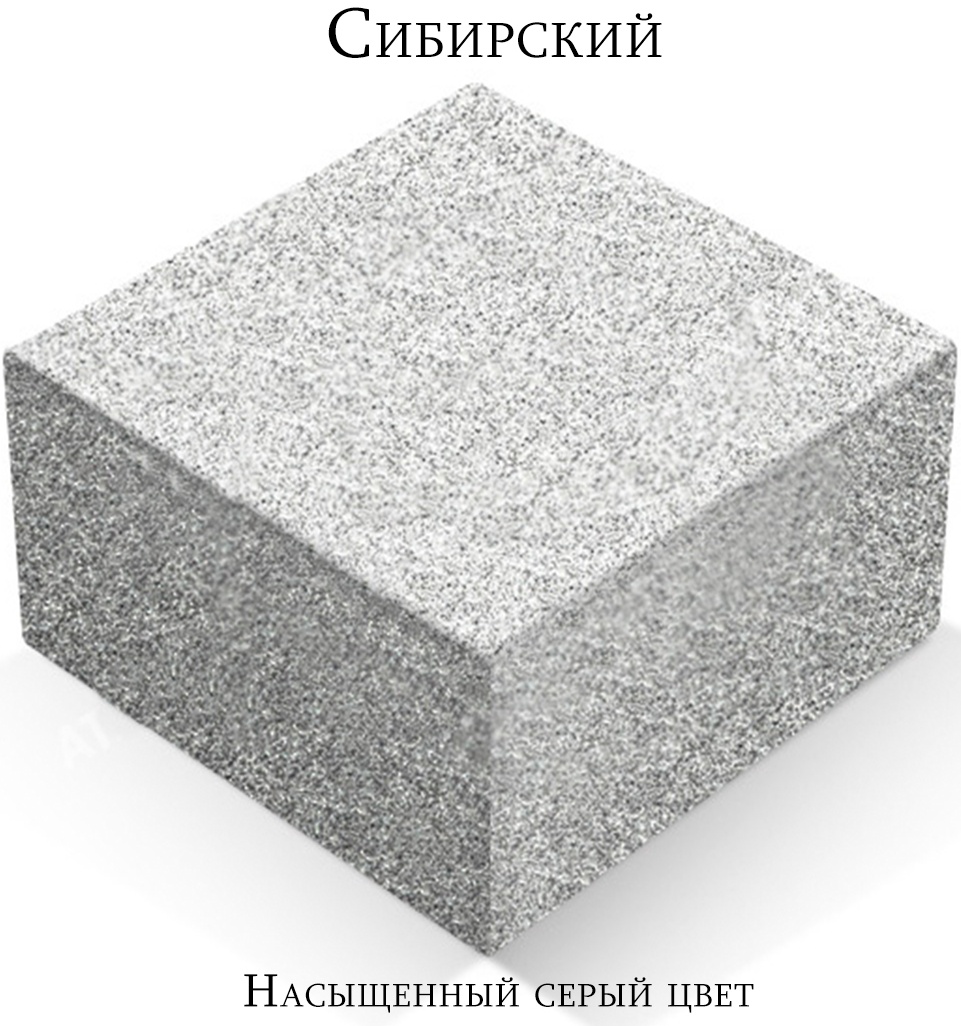 Памятники из сибирского серого гранита