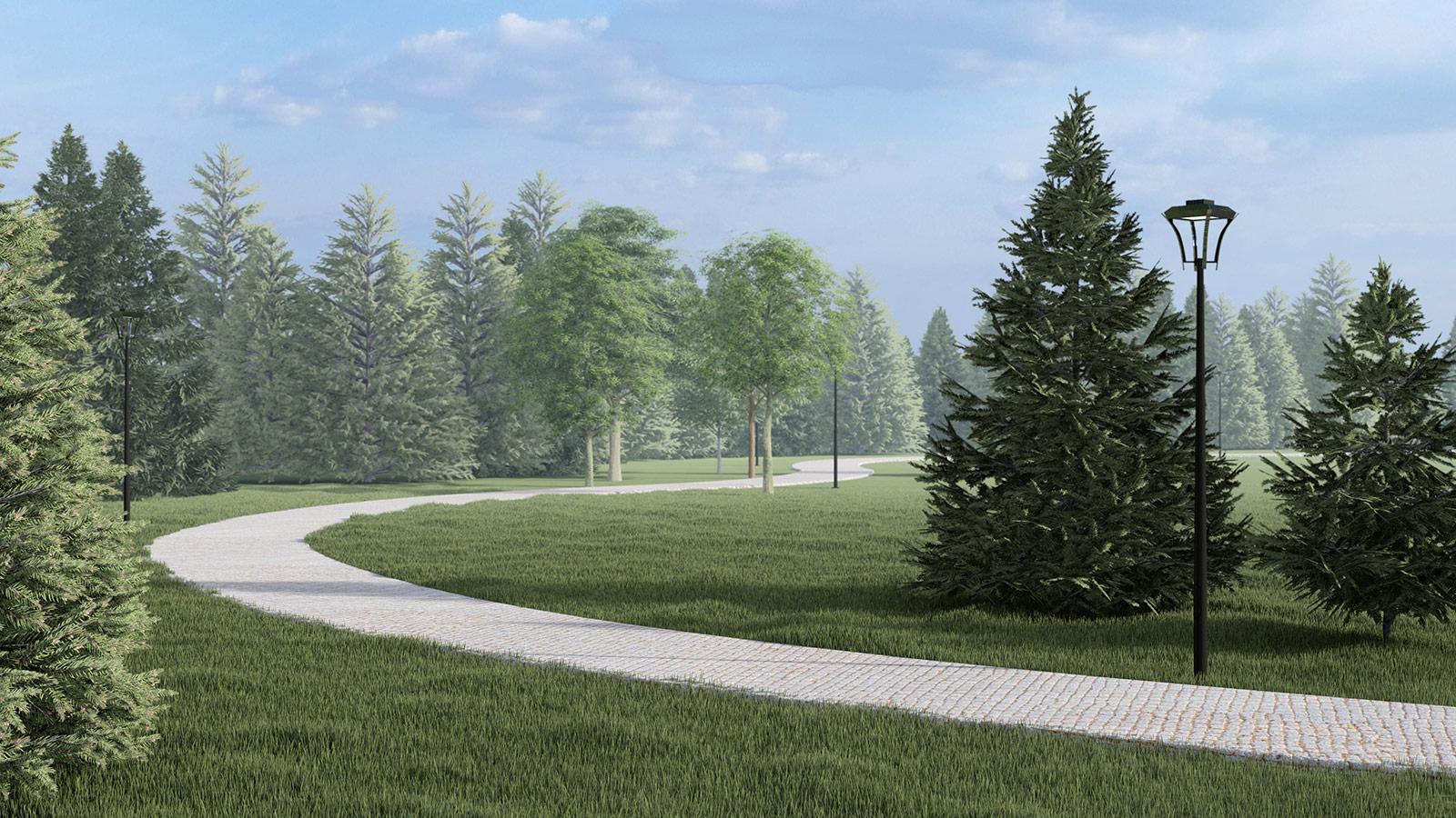 дизайн Проект частного лесопарка "Стольное"