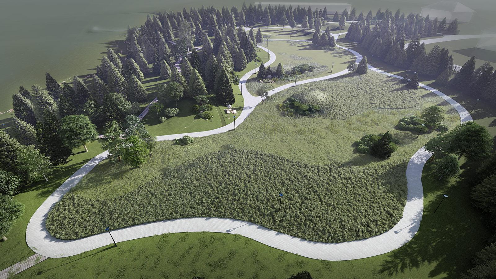 Проект частного лесопарка "Стольное"