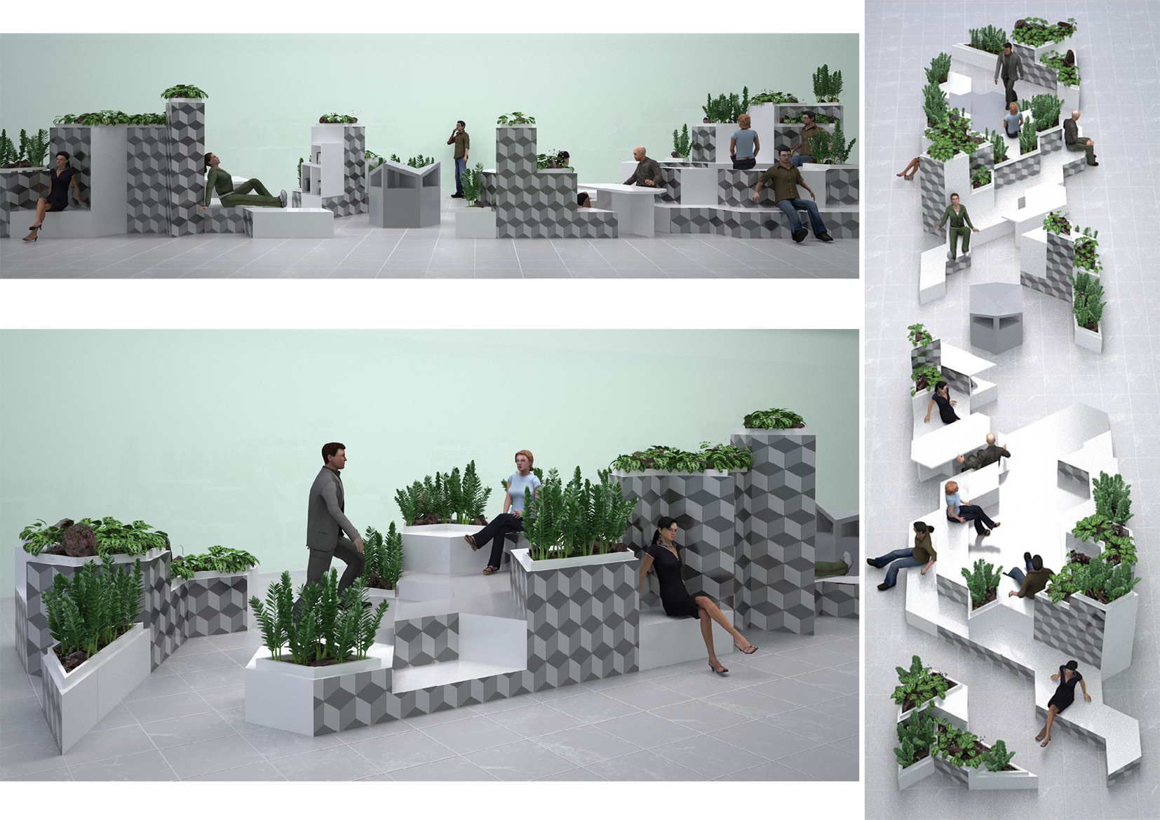 Дизайн и проектирование зоны отдыха в тц