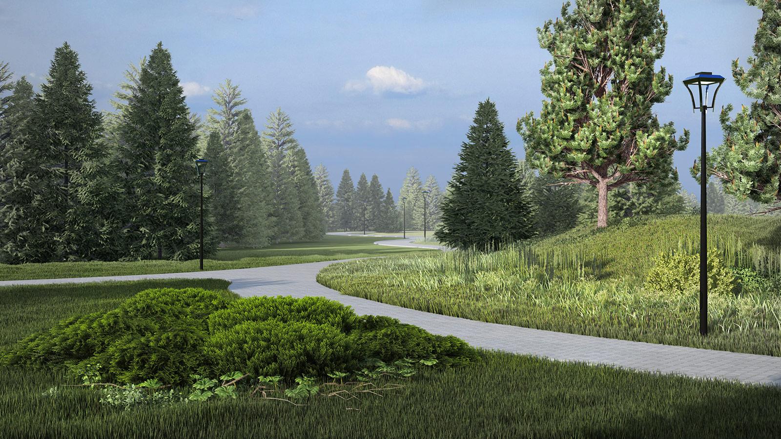 дизайн Проект частного лесопарка "Стольное"