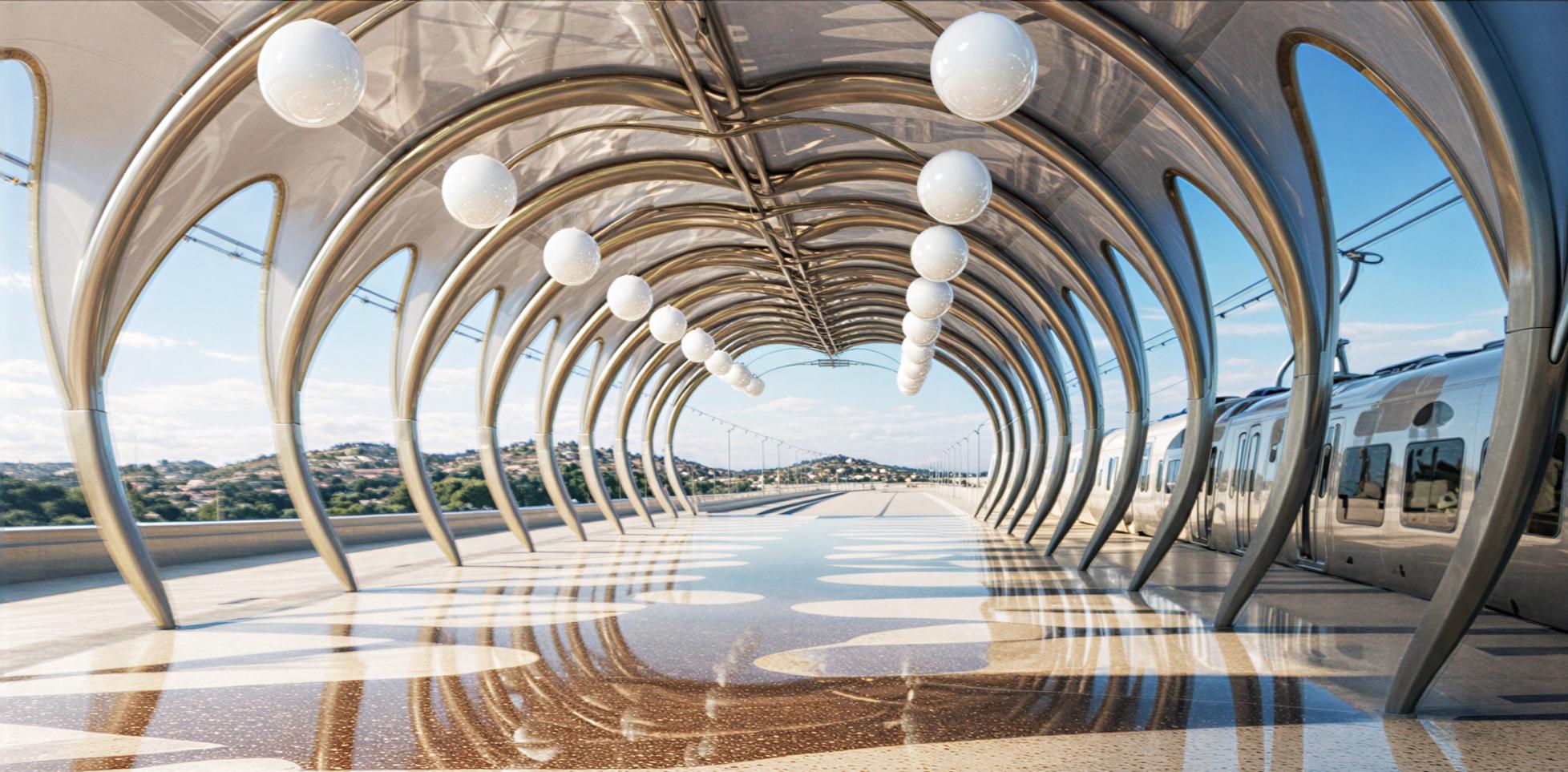 Дизайн и проектирование станции железнодорожных поездов