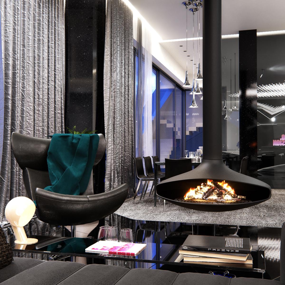 Дизайн Интерьера частного дома в современном стиле в с. Успенское, Московская область