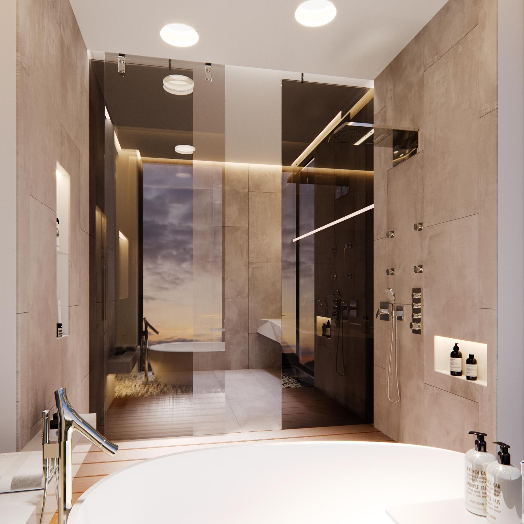 Дизайн Интерьера частного дома в современном стиле в с. Успенское, Московская область