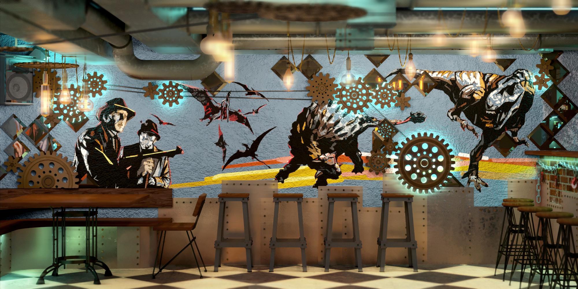 Дизайн интерьера пивного бара