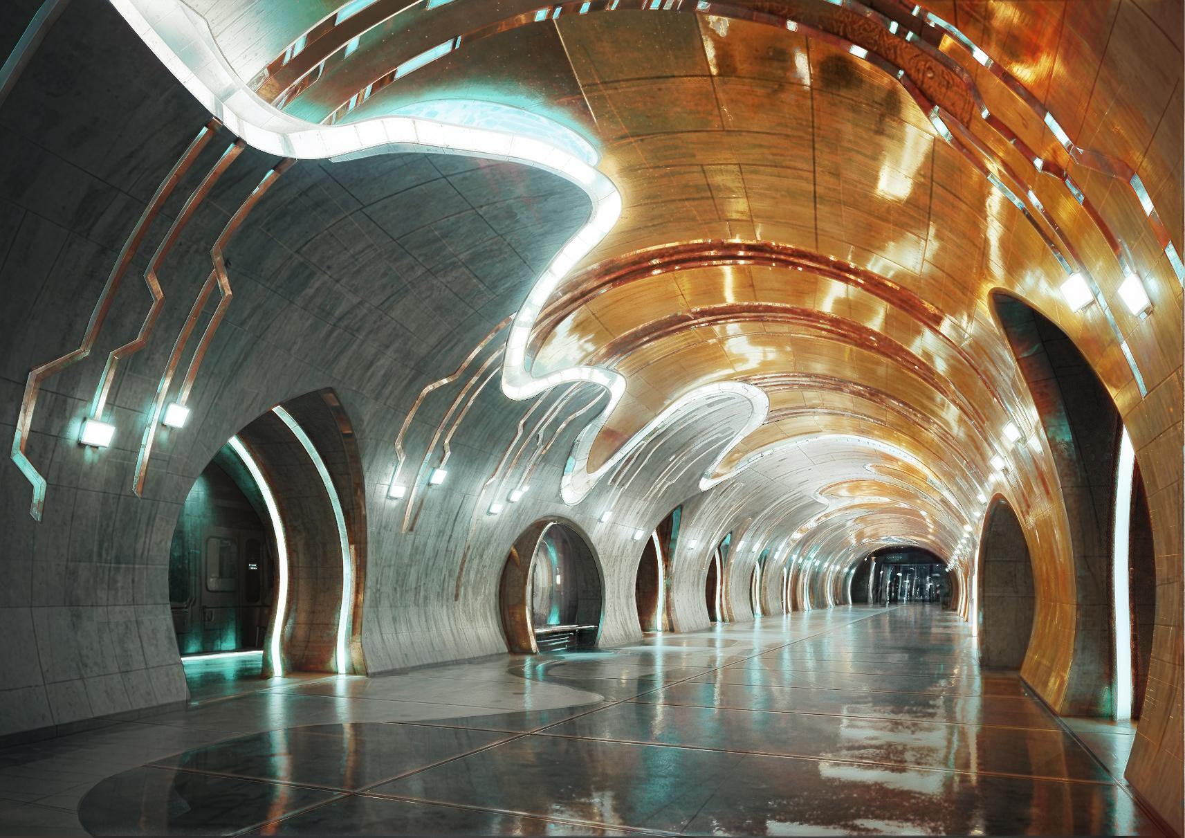 moscow underground metro design