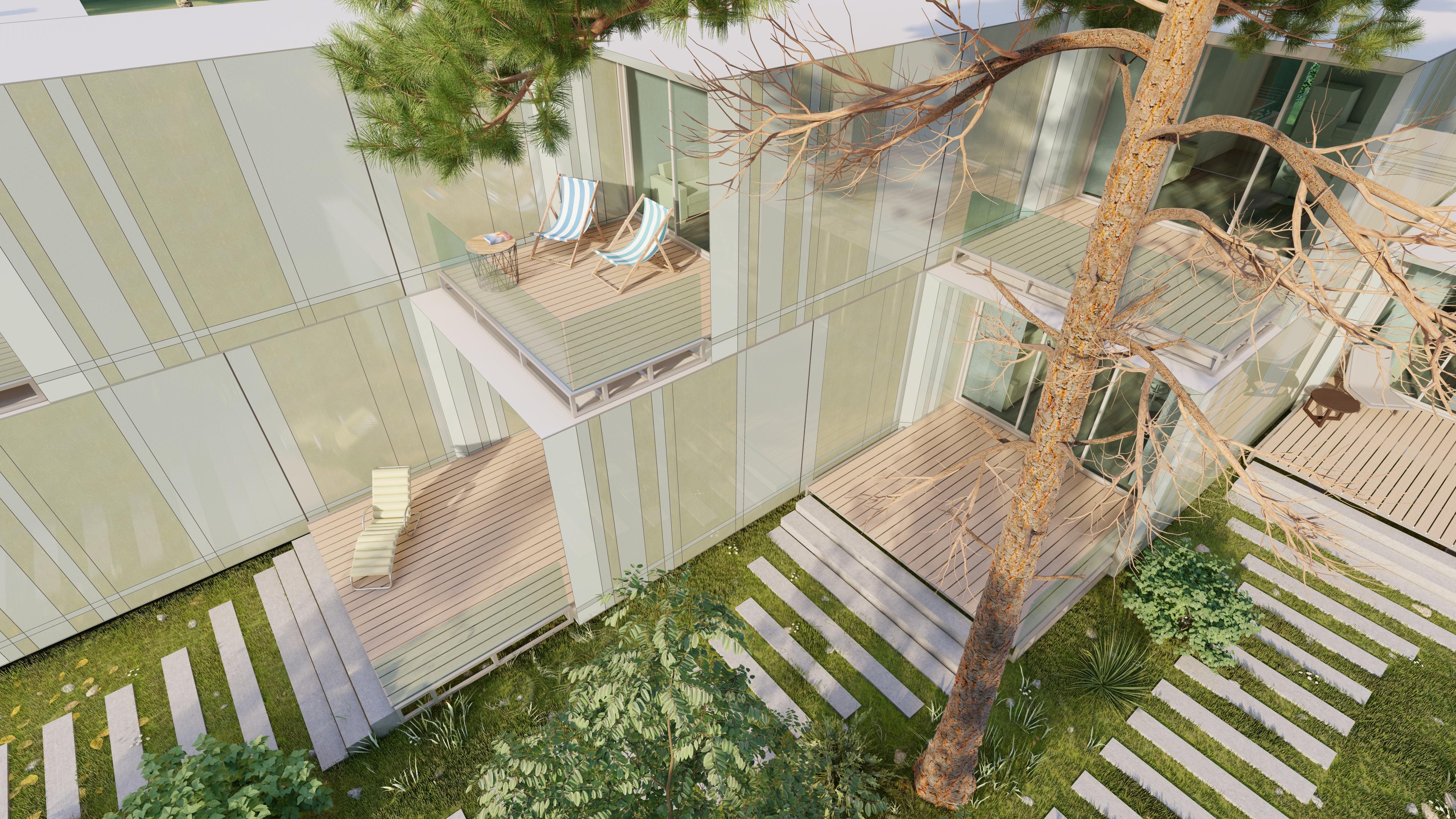 Проектирование и дизайн модульных домов глэмпингов гостевых домов