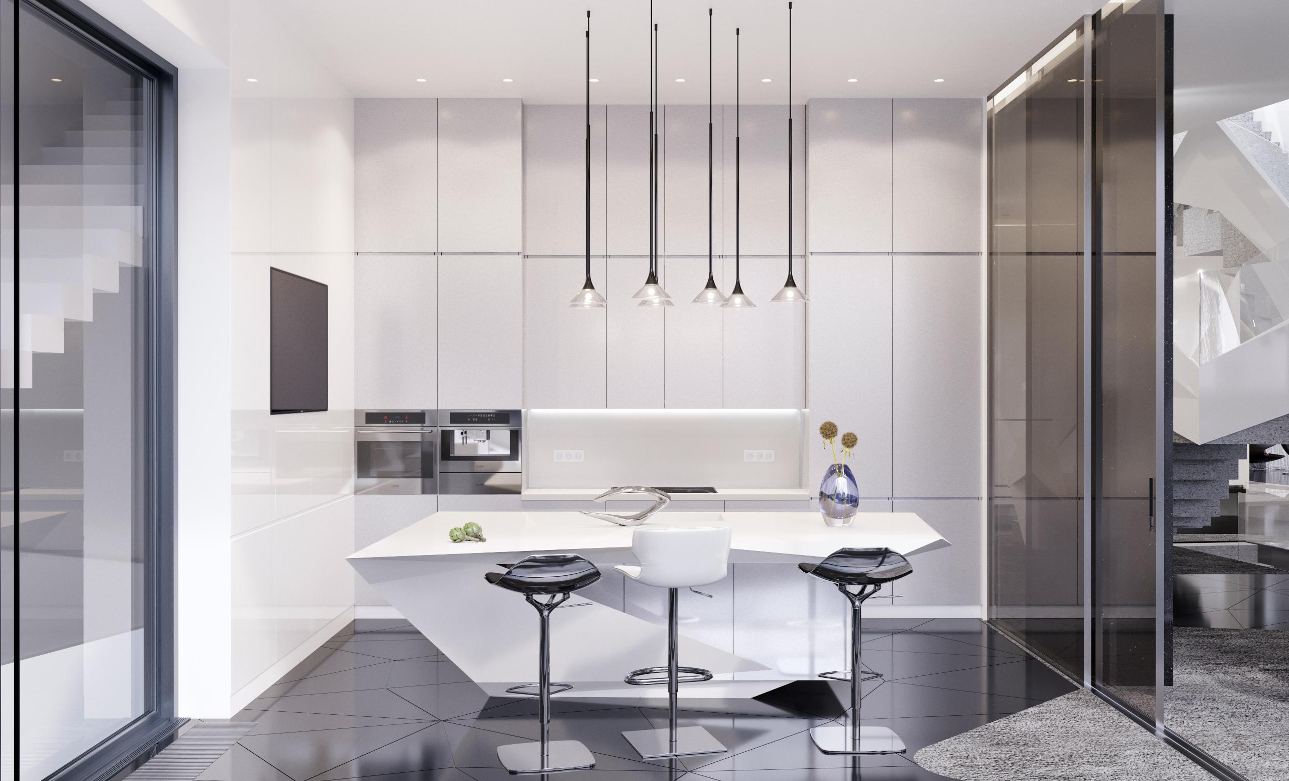 Дизайн Интерьера частного дома в современном стиле в с. Успенское, Московская область