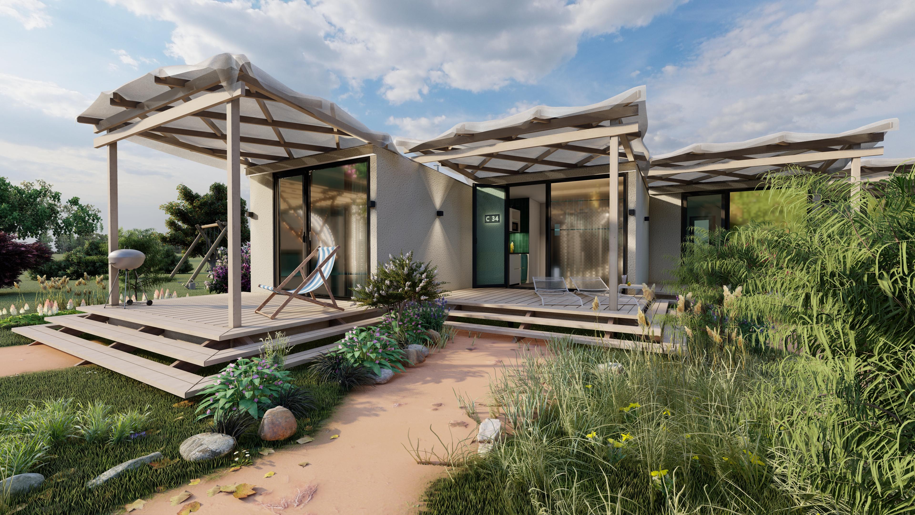 дизайн и проектирование Глэмпинг