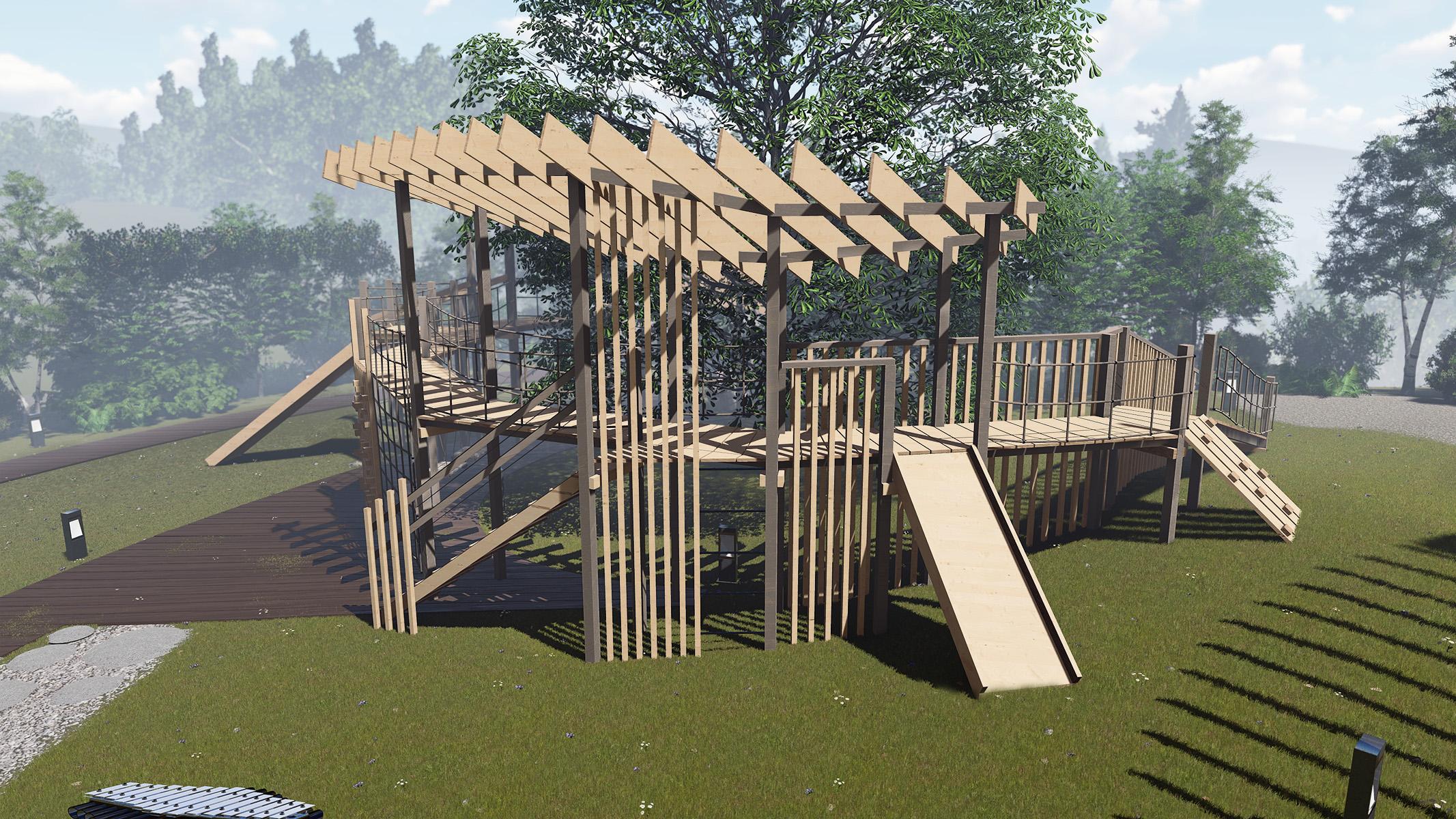 Проект парка (Площадка Солнечная/Чайный домик)