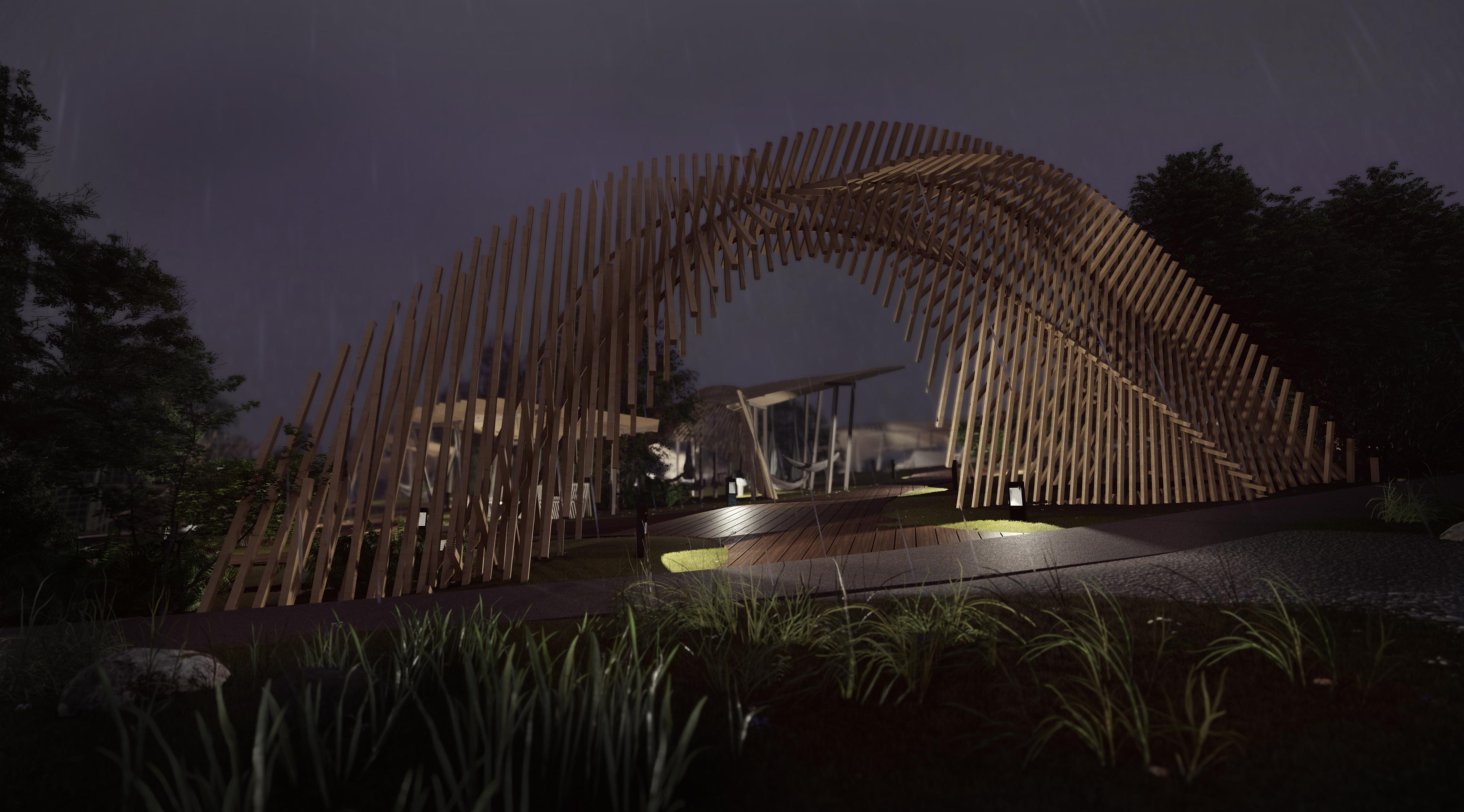 Проект парка (Площадка Солнечная/Чайный домик)