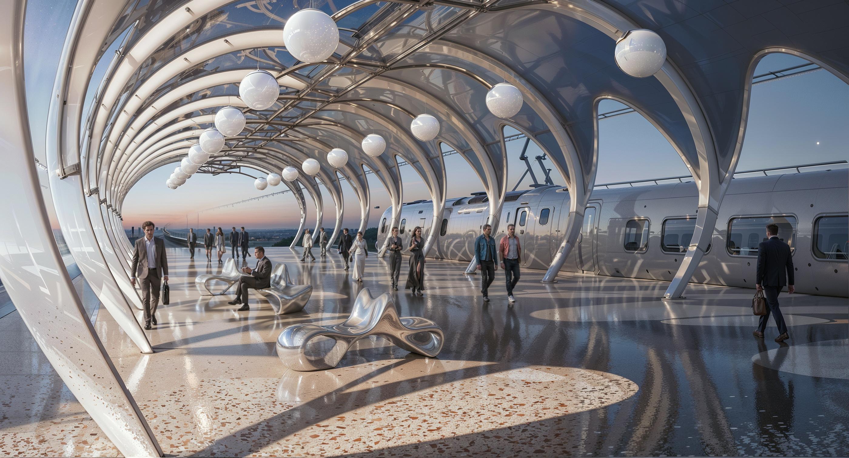 Дизайн и проектирование станции железнодорожных поездов