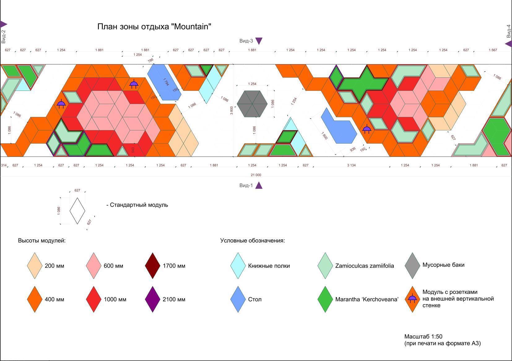Дизайн и проектирование зоны отдыха в тц