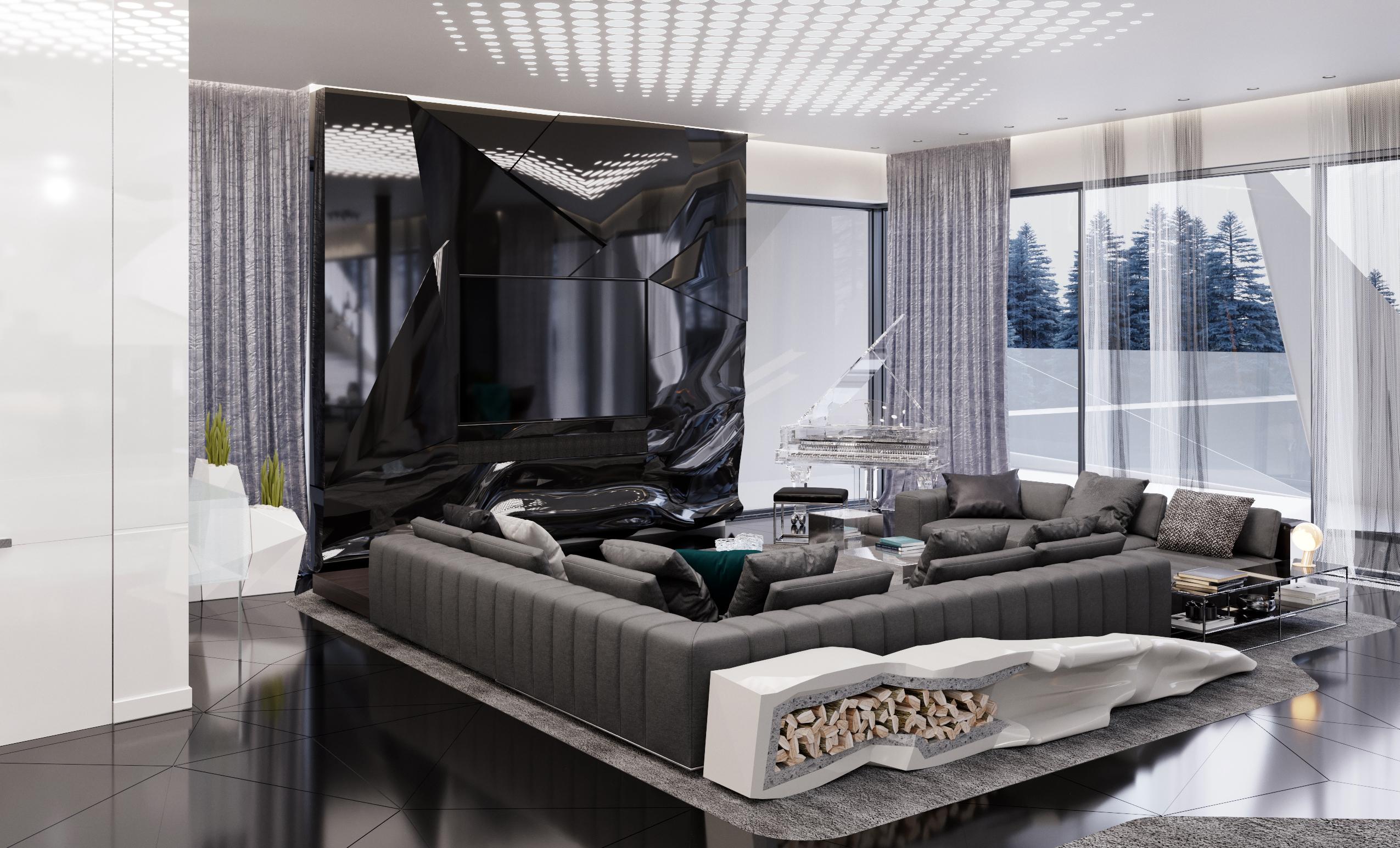 Дизайн Интерьера частного дома в современном стиле в с. Успенское, Московская область