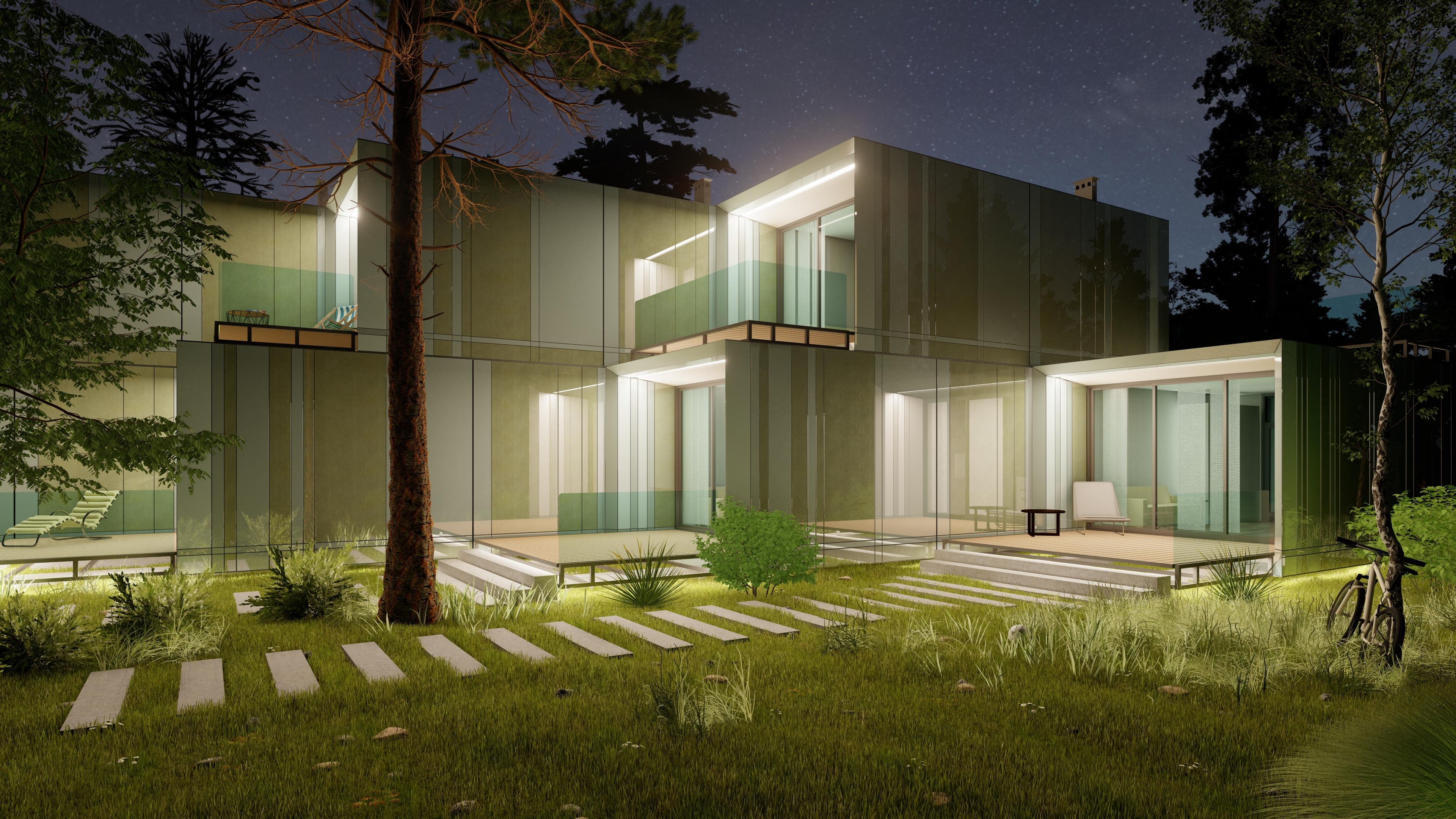 Проектирование и дизайн модульных домов глэмпингов гостевых домов