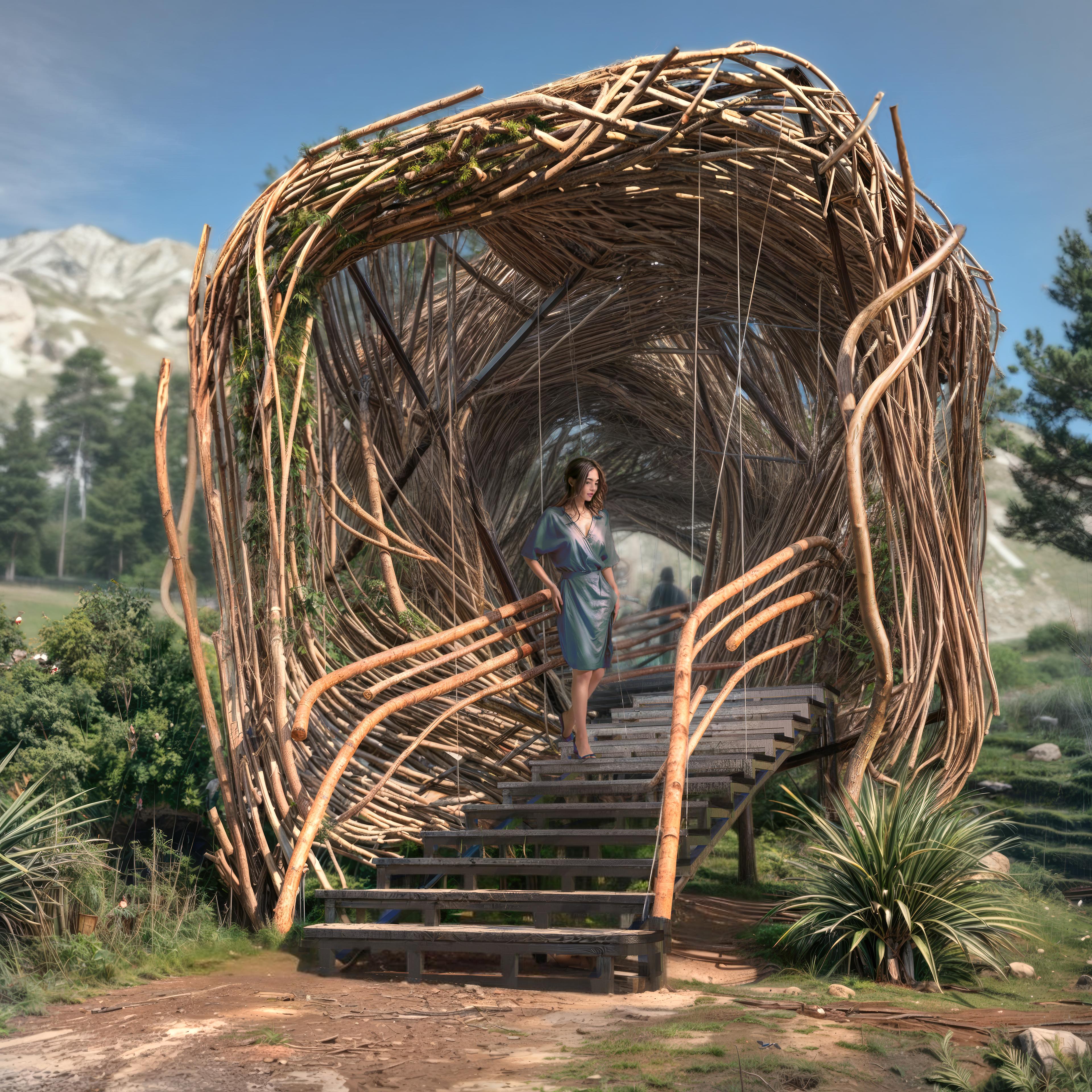 Проектирование и дизайн малых архитектурных форм и парковых объектов из природных материалов