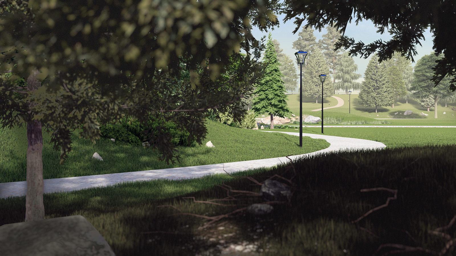 дизайн Проект частного лесопарка "Стольное"