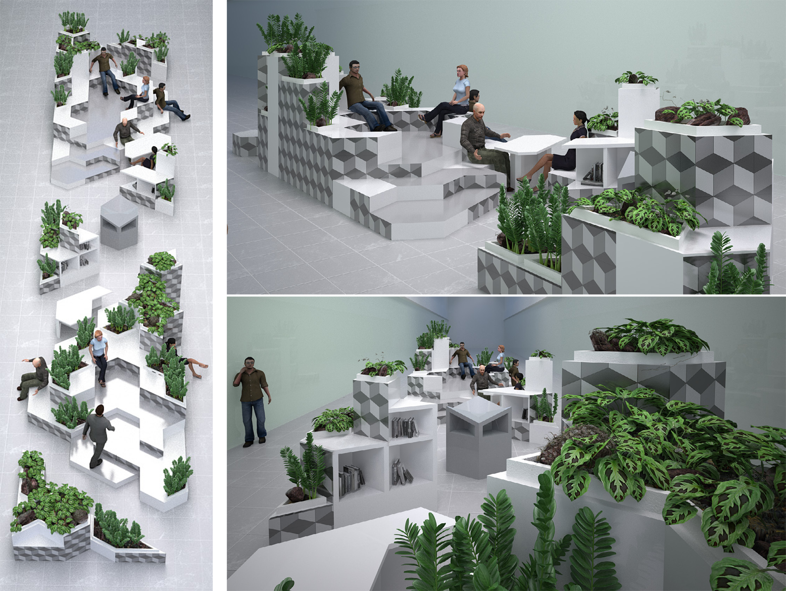 Дизайн и проектирование зоны отдыха в тц