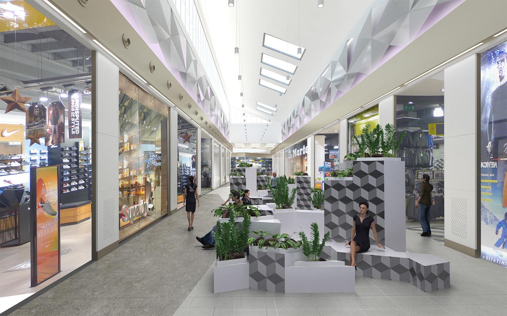 Дизайн и проектирование зоны отдыха в тц