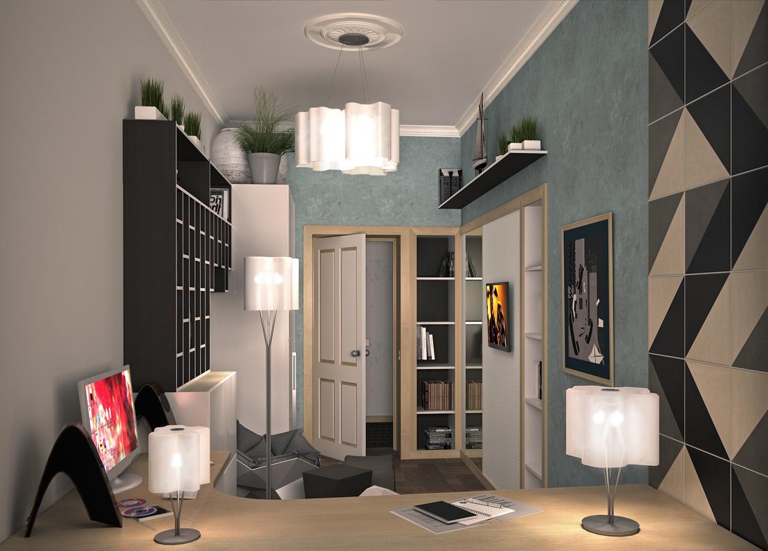 Дизайн интерьера квартиры оп арт