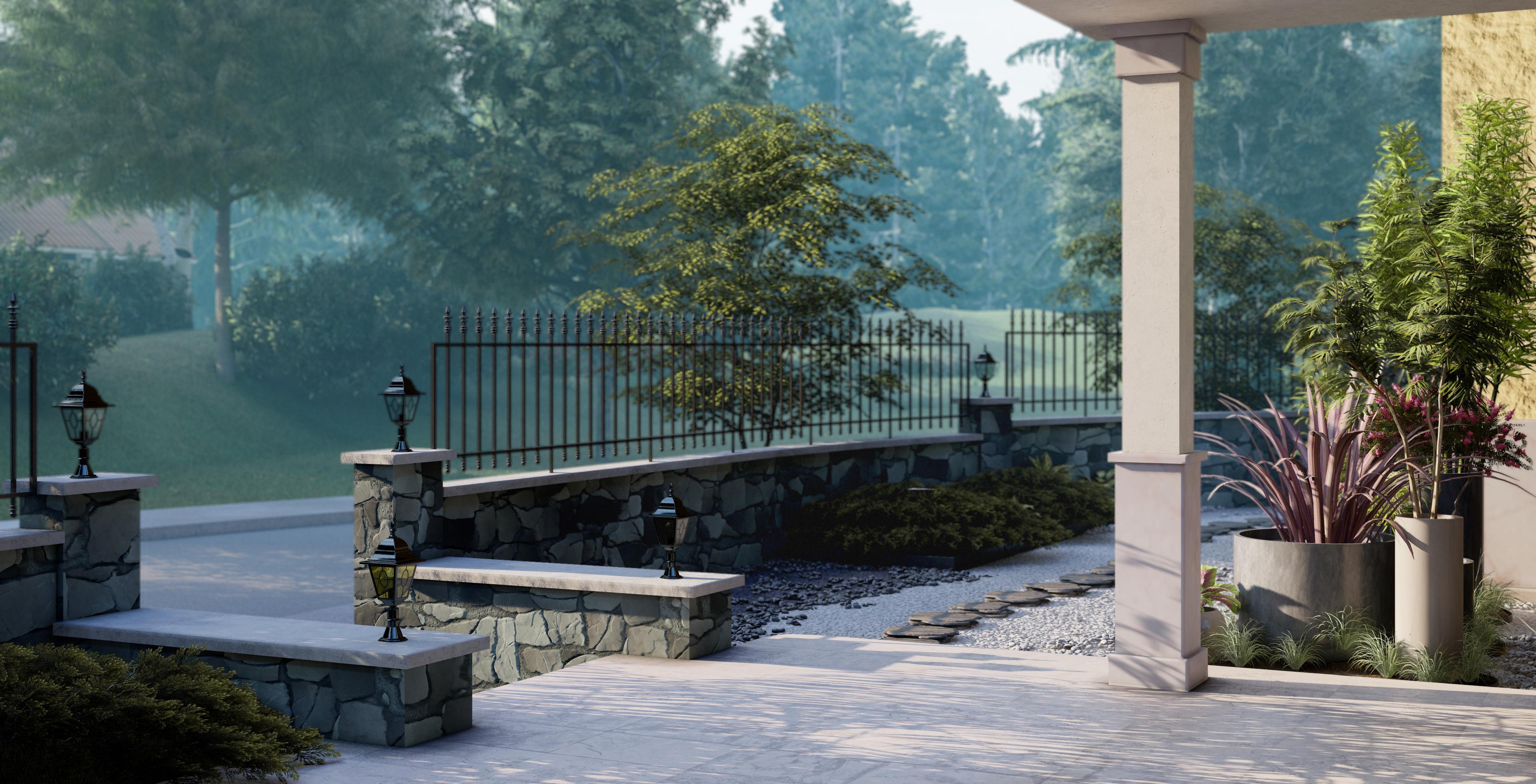 Ландшафтный дизайн г. Пафос, Кипр