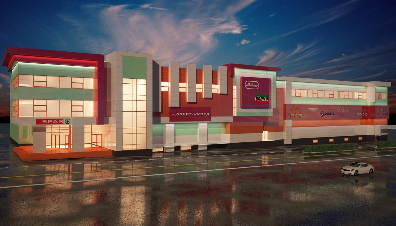 дизайн и проектирование торговых центров