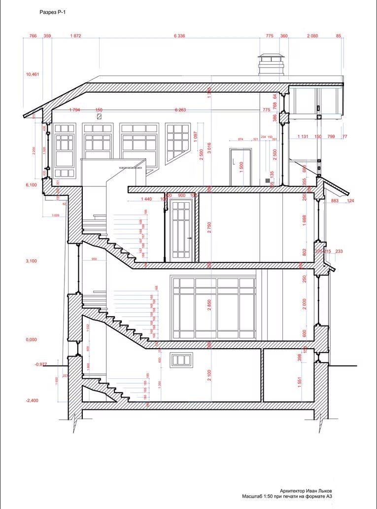 Проект частного дома с башней