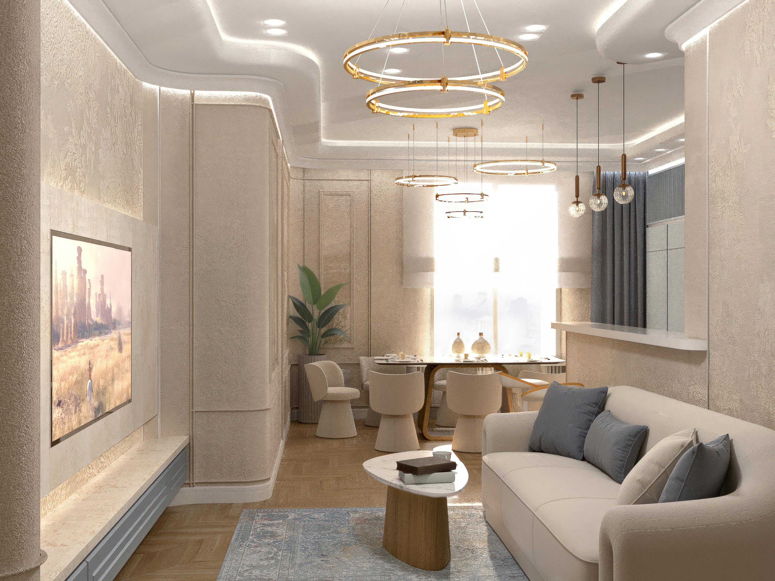 Дизайн квартиры в жк Foriver