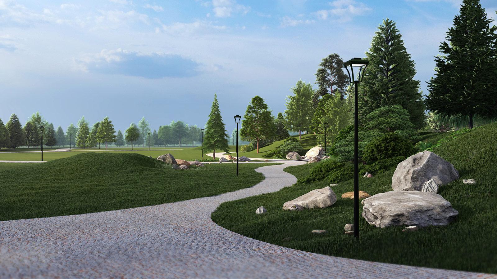 дизайн Проект частного лесопарка "Стольное"