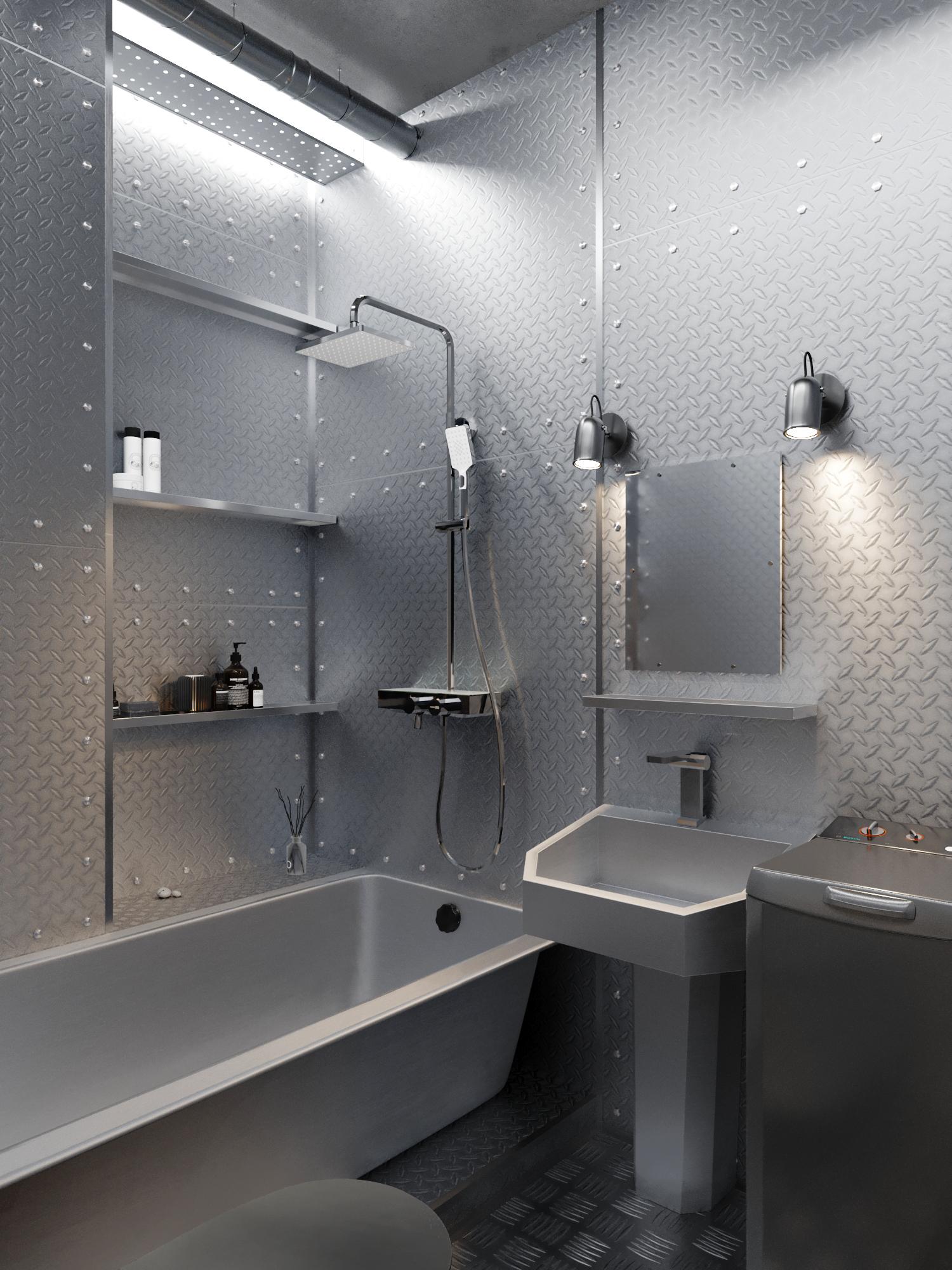 Дизайн интерьера Brutal urban loft